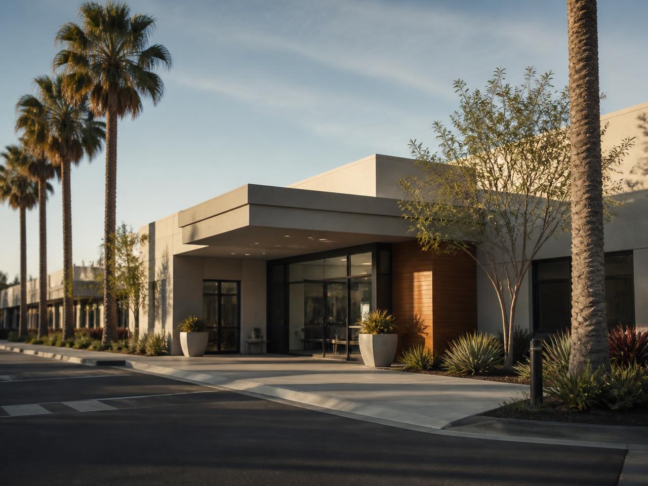 Exterior view of a modern outpatient imaging center