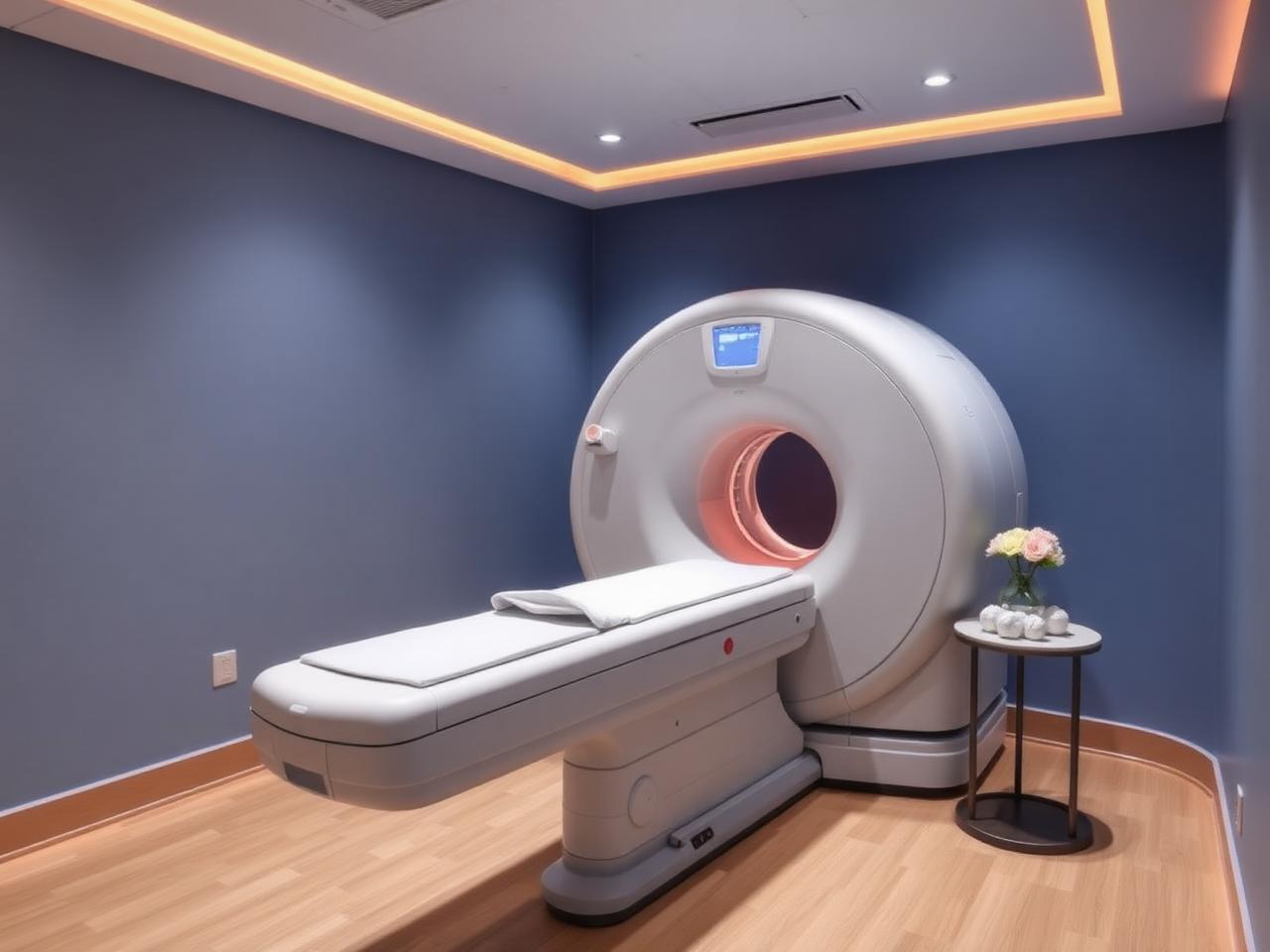 Private breast MRI suite at Lucent Medical Imaging in Glendale, California