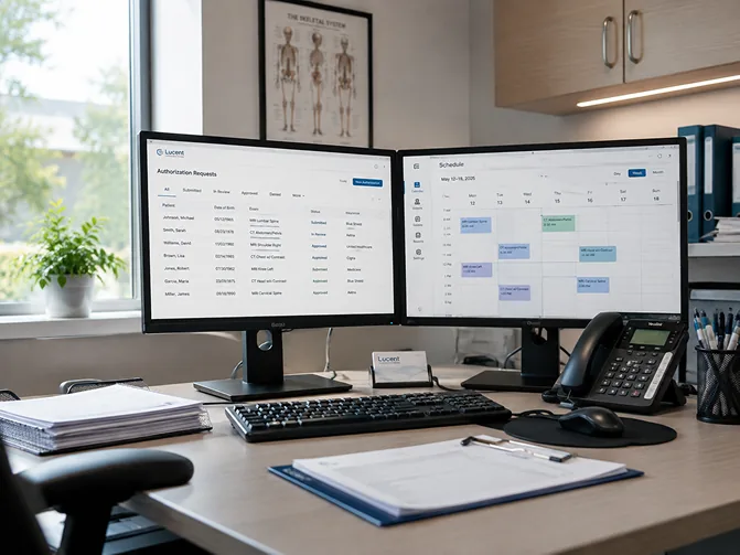 Referring provider workflow at Lucent Medical Imaging Glendale