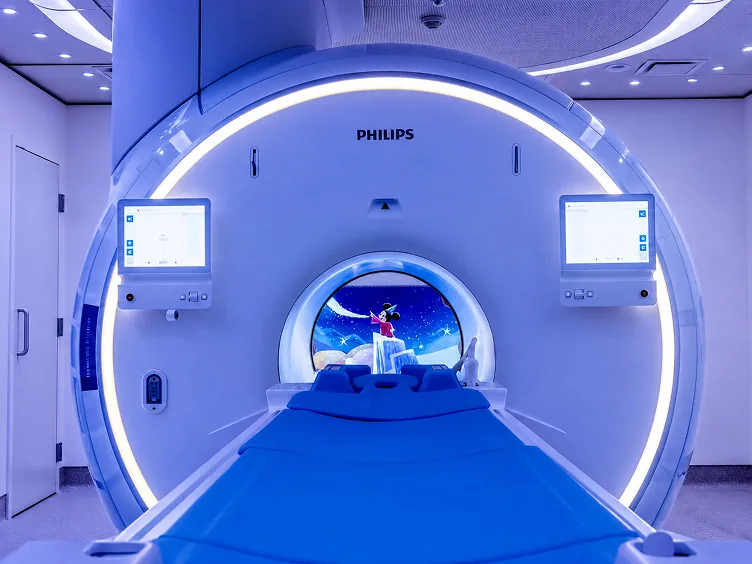 GE HERO AI MRI reconstruction comparison at Lucent Medical Imaging in Glendale